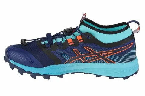 1012A481-400 Кроссовки жен. ASICS GEL-FudjiTrabuco PRO (трейловые), цв. сине-голубой