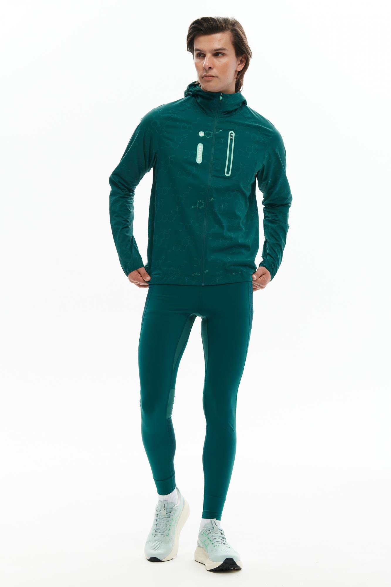 RJK202M126-08608 Куртка (packable) муж. BIVIUM "Рельеф 2.0", цв. сине-зеленый
