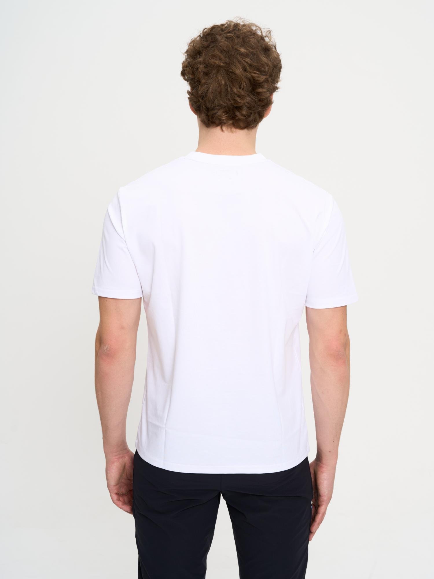 AJT109M125-00718 Футболка муж. BIVIUM "Circle", цв. белый