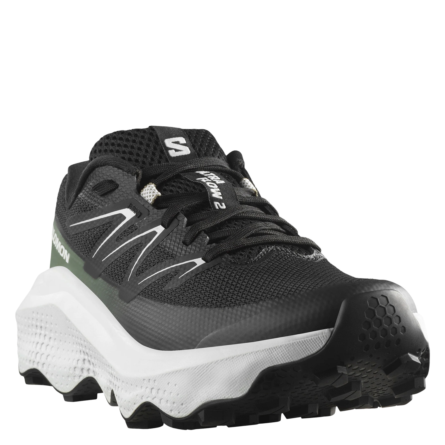  L47883500 Кроссовки муж. SALOMON Ultra Flow 2 (трейловые), цв. черный/ хаки/ белый