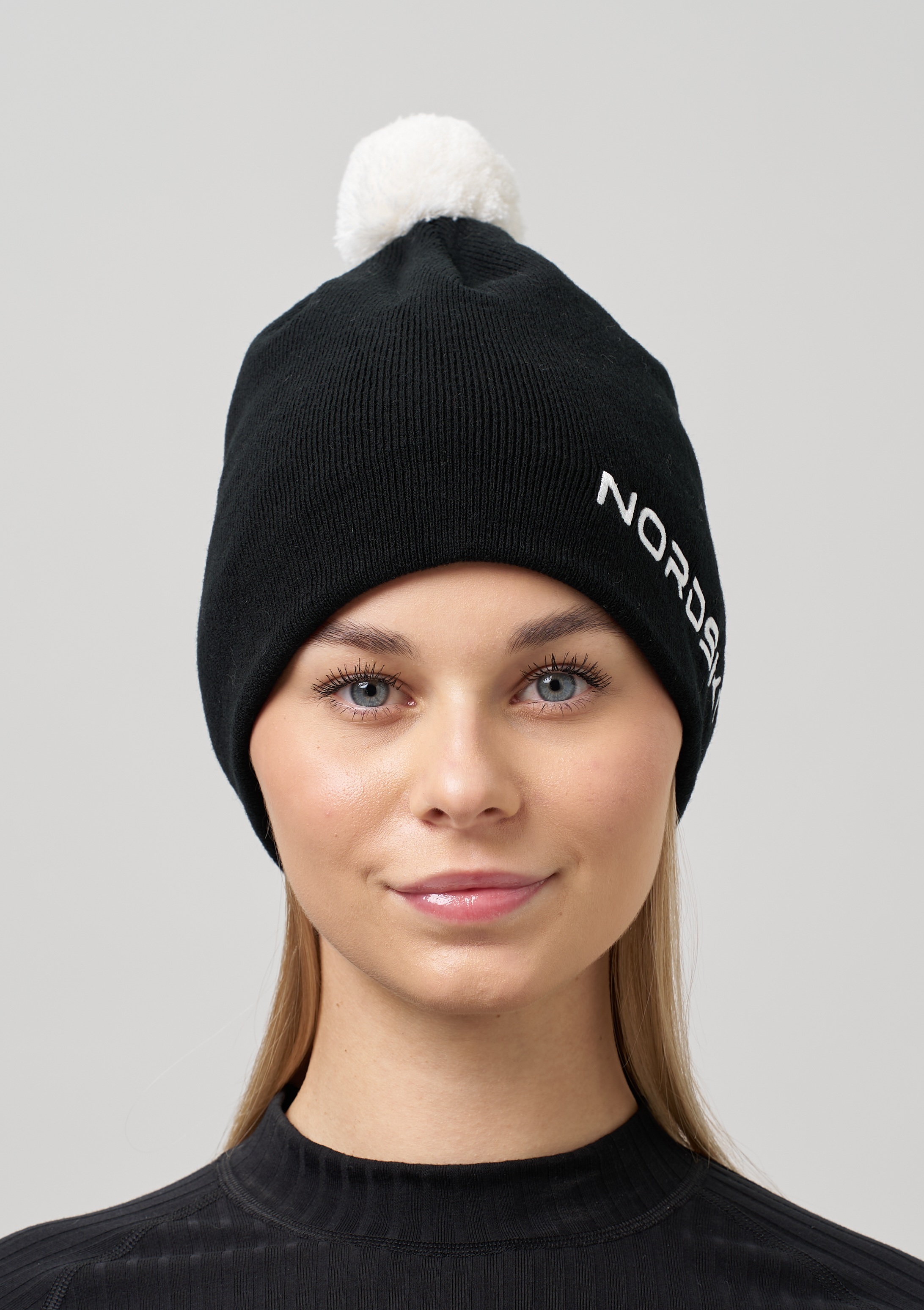 NSV740100 Шапка унисекс NORDSKI Embroidery, цв. черный