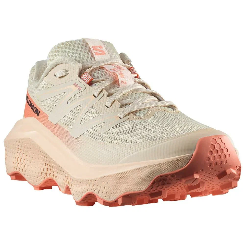 L47997300 Кроссовки жен. SALOMON Ultra Flow 2 W Almond (трейловые), цв. кремовый