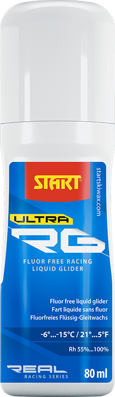 02466 Парафин жидкий (мазь скольжения) START RG ULTRA (-6…-15С) р.80 ml, цв. синий