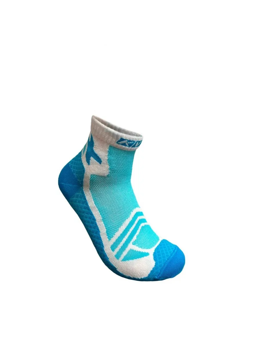 25U23.20 Носки термо унисекс KV+ Socks Summer Step, средняя посадка, цв. бирюзовый-синий