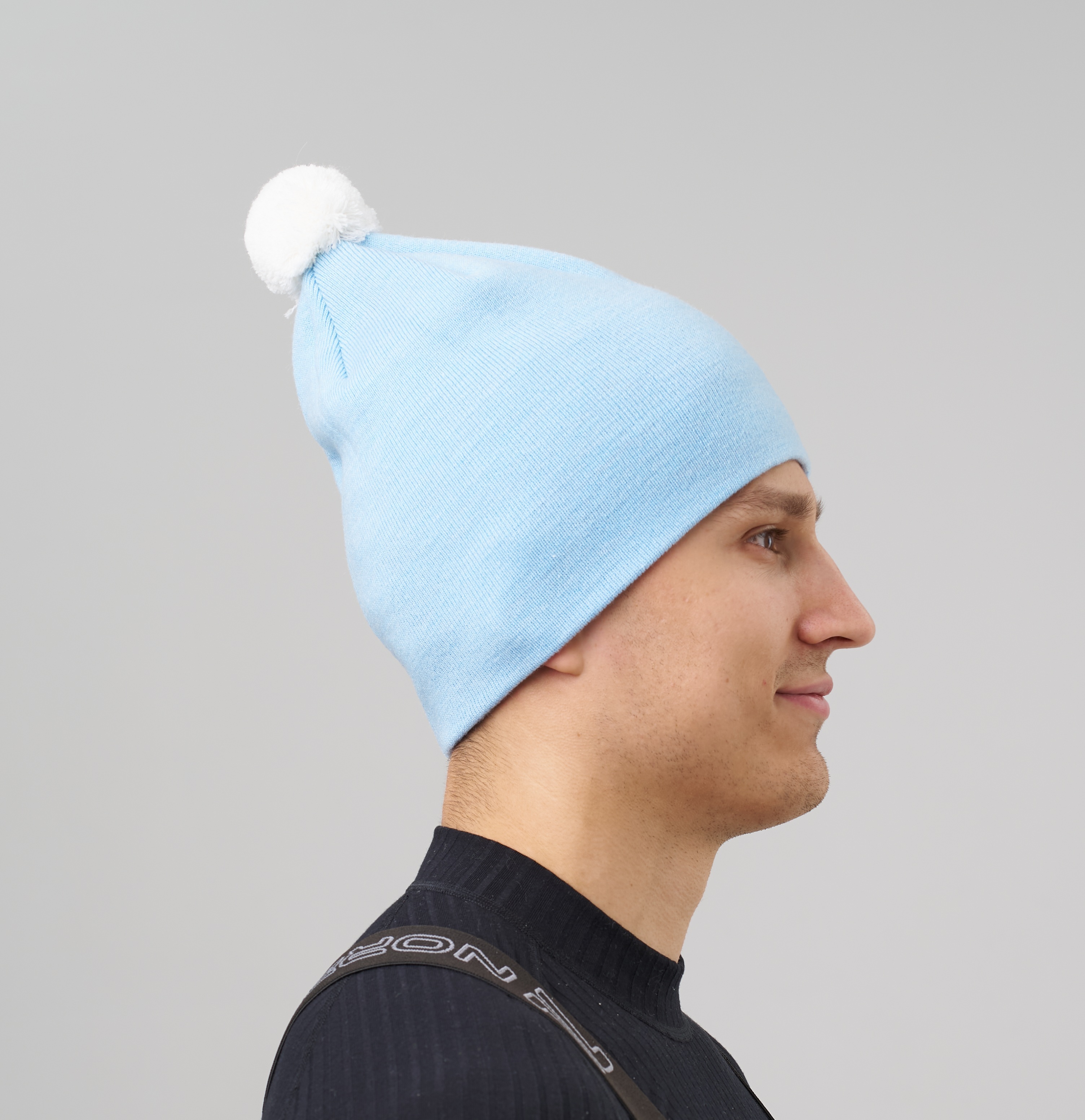 NSV740921 Шапка унисекс NORDSKI Embroidery, цв. св.голубой