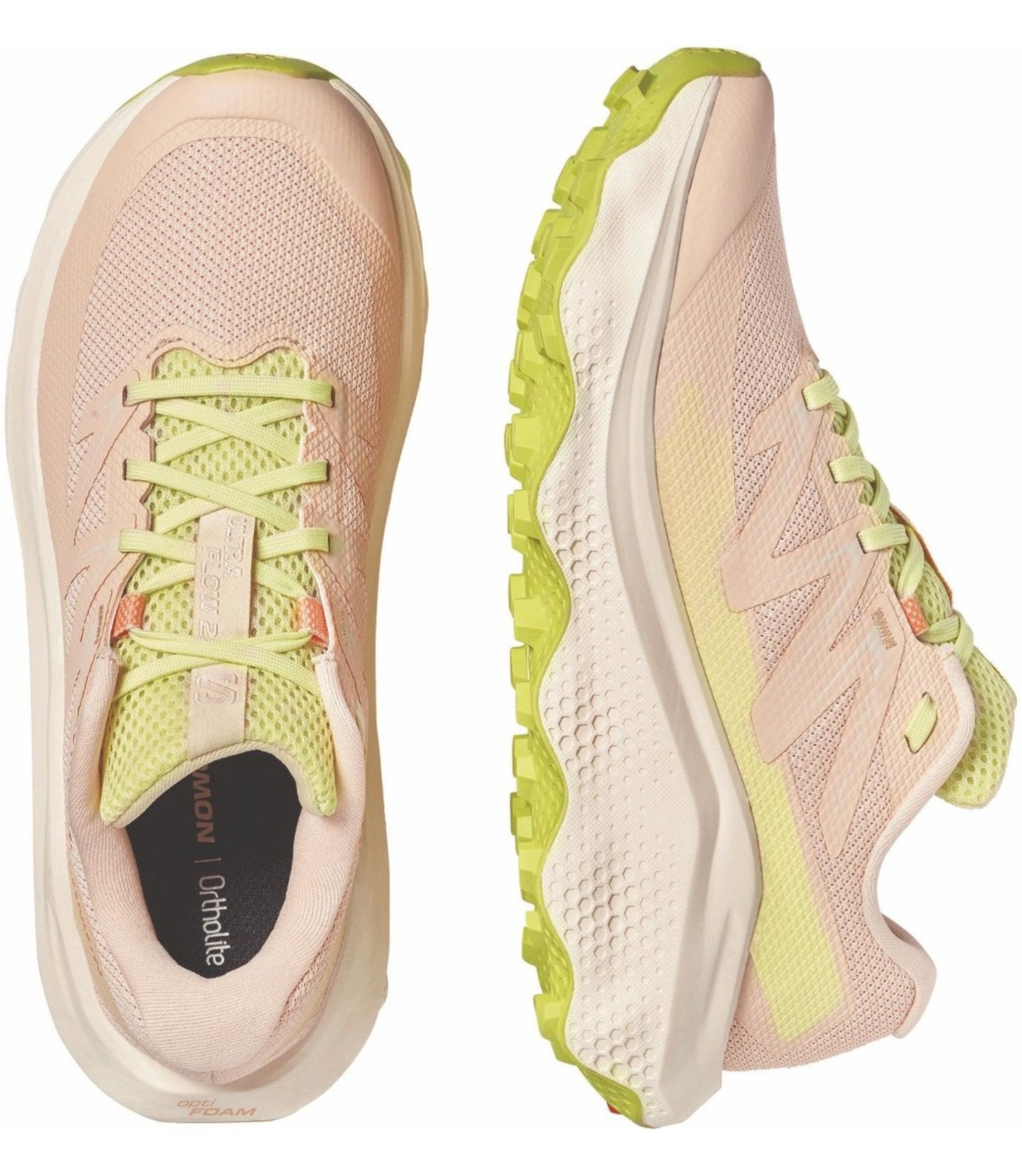 L47997300 Кроссовки жен. SALOMON Ultra Flow 2 W Almond (трейловые), цв. кремовый