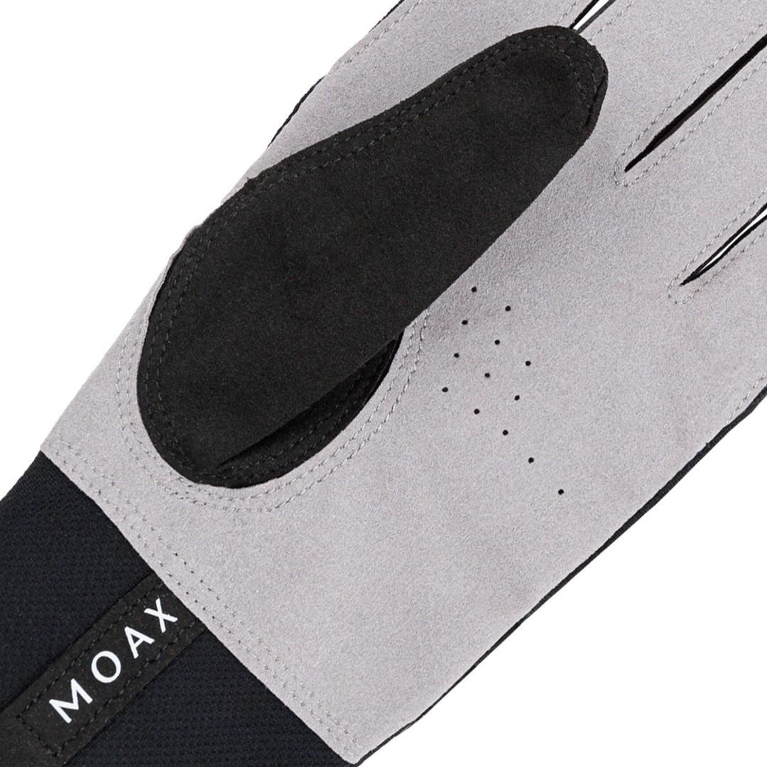 M0342-10000 Перчатки лыжероллерные унисекс MOAX Air mesh, цв. черный