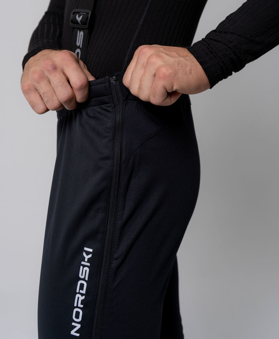 NSM305100 Брюки разминочные NordSki Premium black
