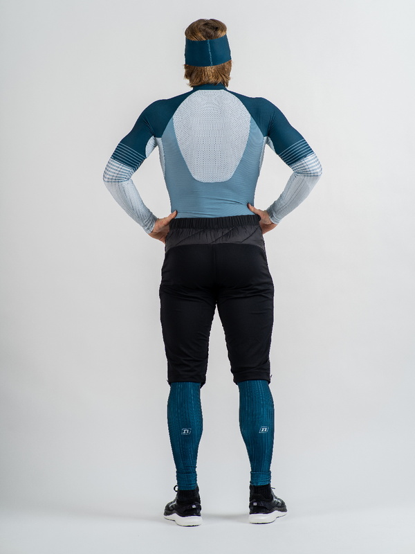 2001800-0001 Шорты утепленные унисекс NONAME SKI SHORTS 24 UX, цв. черный-белый 