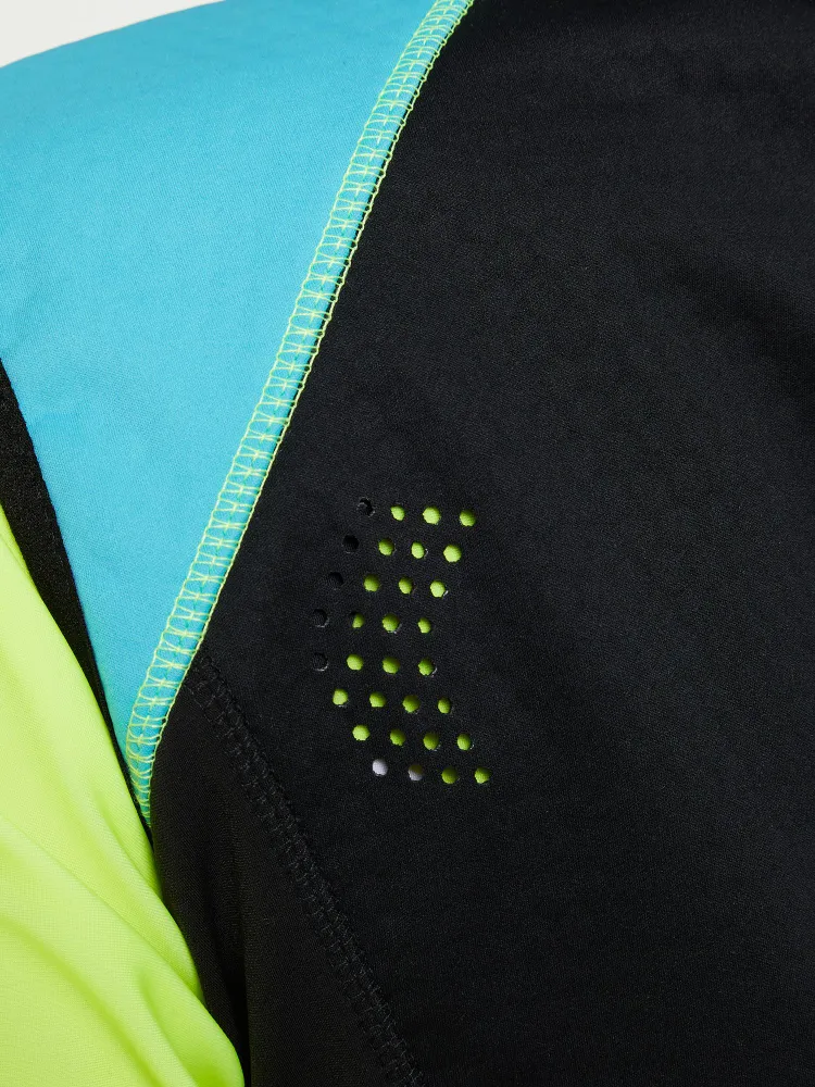 GR8131-400 Жилет детс. FISCHER Softshell Warm, цв.бирюзовый-черный
