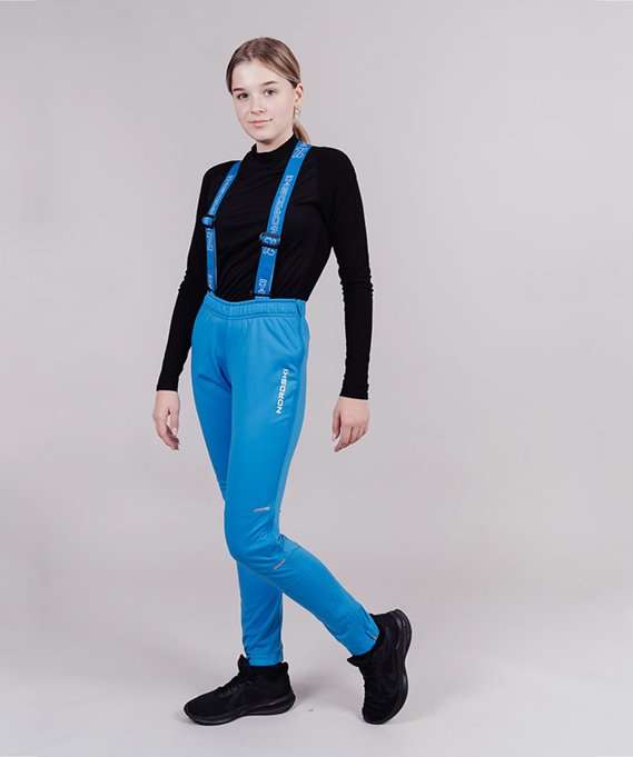 NSJ410700 Брюки разминочные дет. NORDSKI Premium Blue 