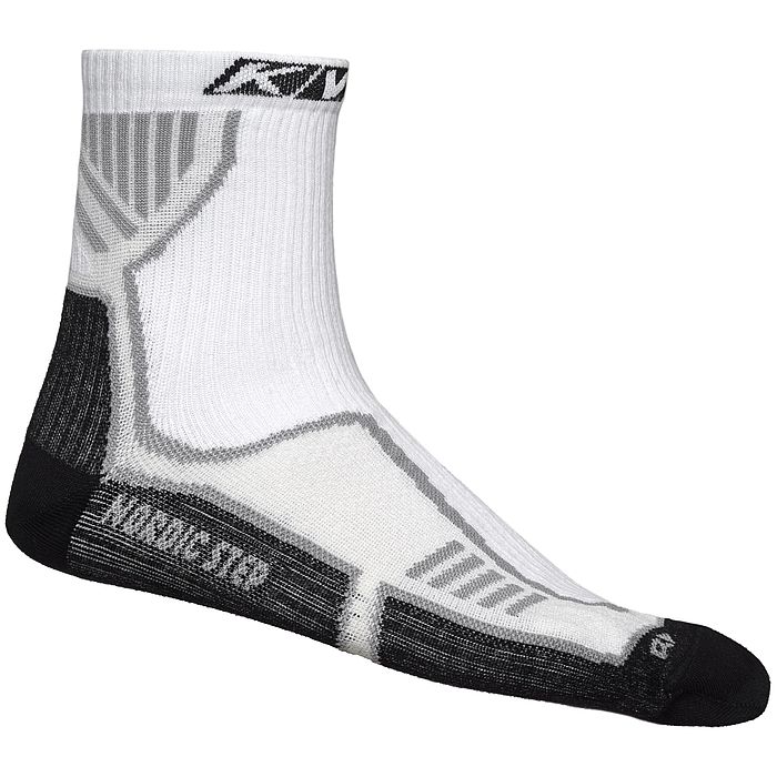 25U23.0 Носки термо унисекс KV+ Socks Summer Step, средняя посадка, цв. белый-черный