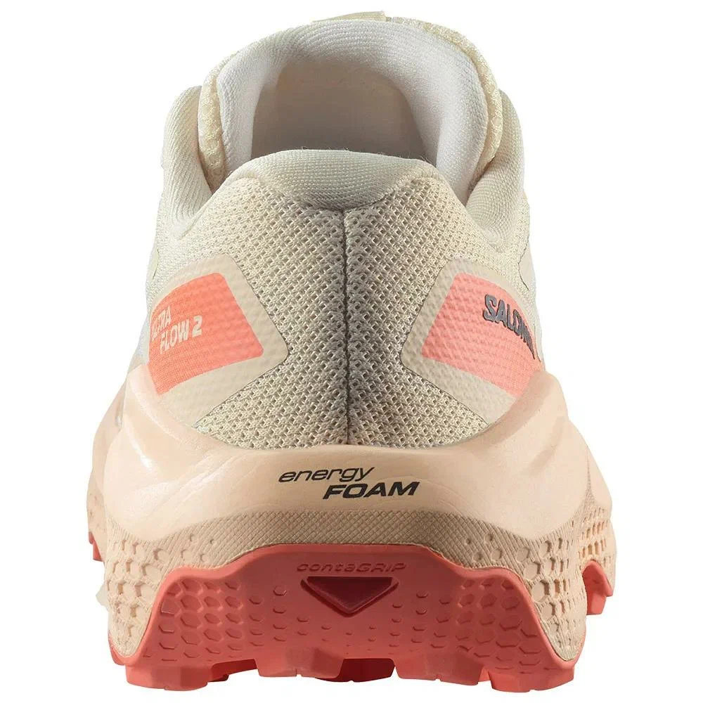 L47997300 Кроссовки жен. SALOMON Ultra Flow 2 W Almond (трейловые), цв. кремовый