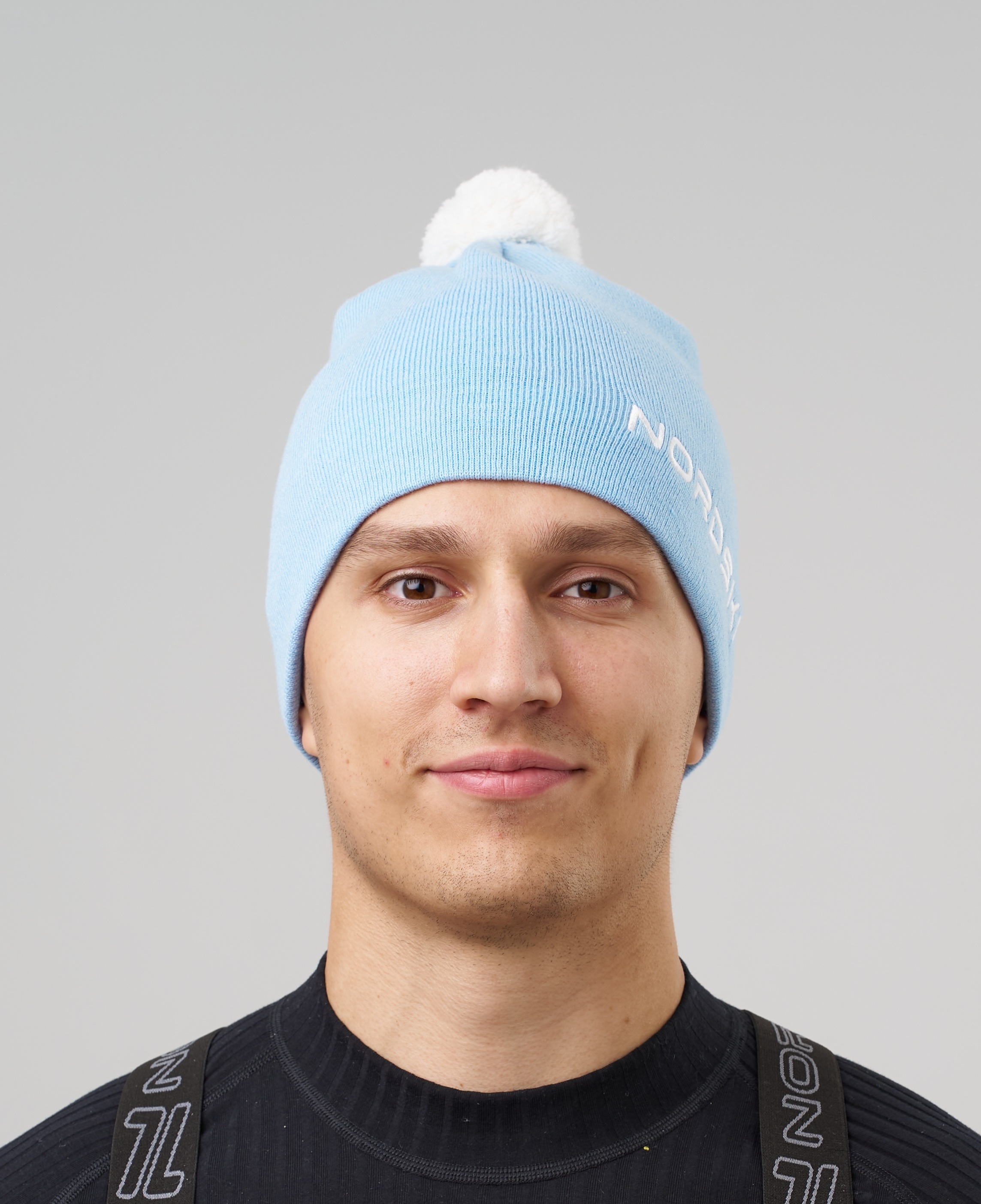 NSV740921 Шапка унисекс NORDSKI Embroidery, цв. св.голубой