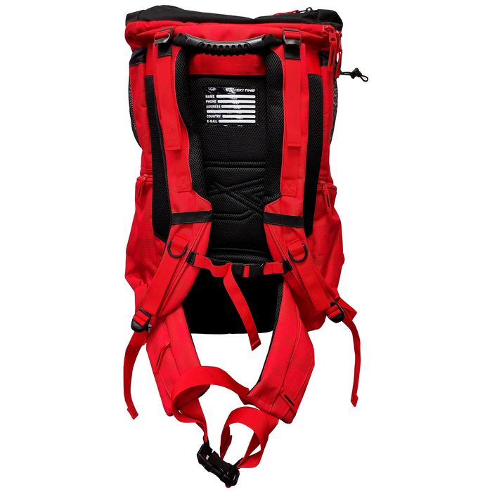 R40013 Рюкзак SKI TIME Sphere с 2-мя отделениеями для обуви, р. 65 л, цв. красный-черный