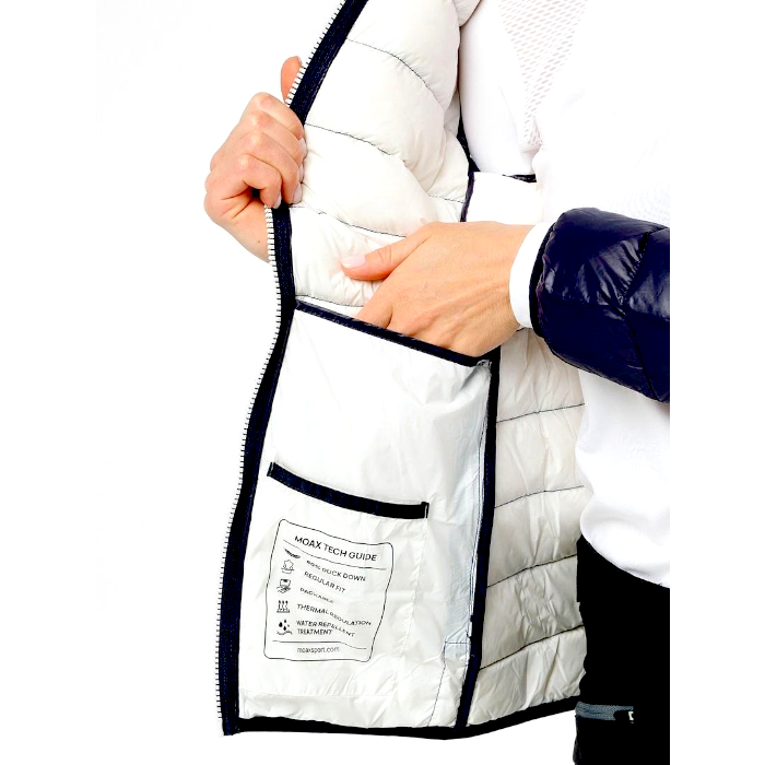 MX315410-75103 Куртка пуховая жен. MOAX Igora light 2.0 , цв. чернильно-синий