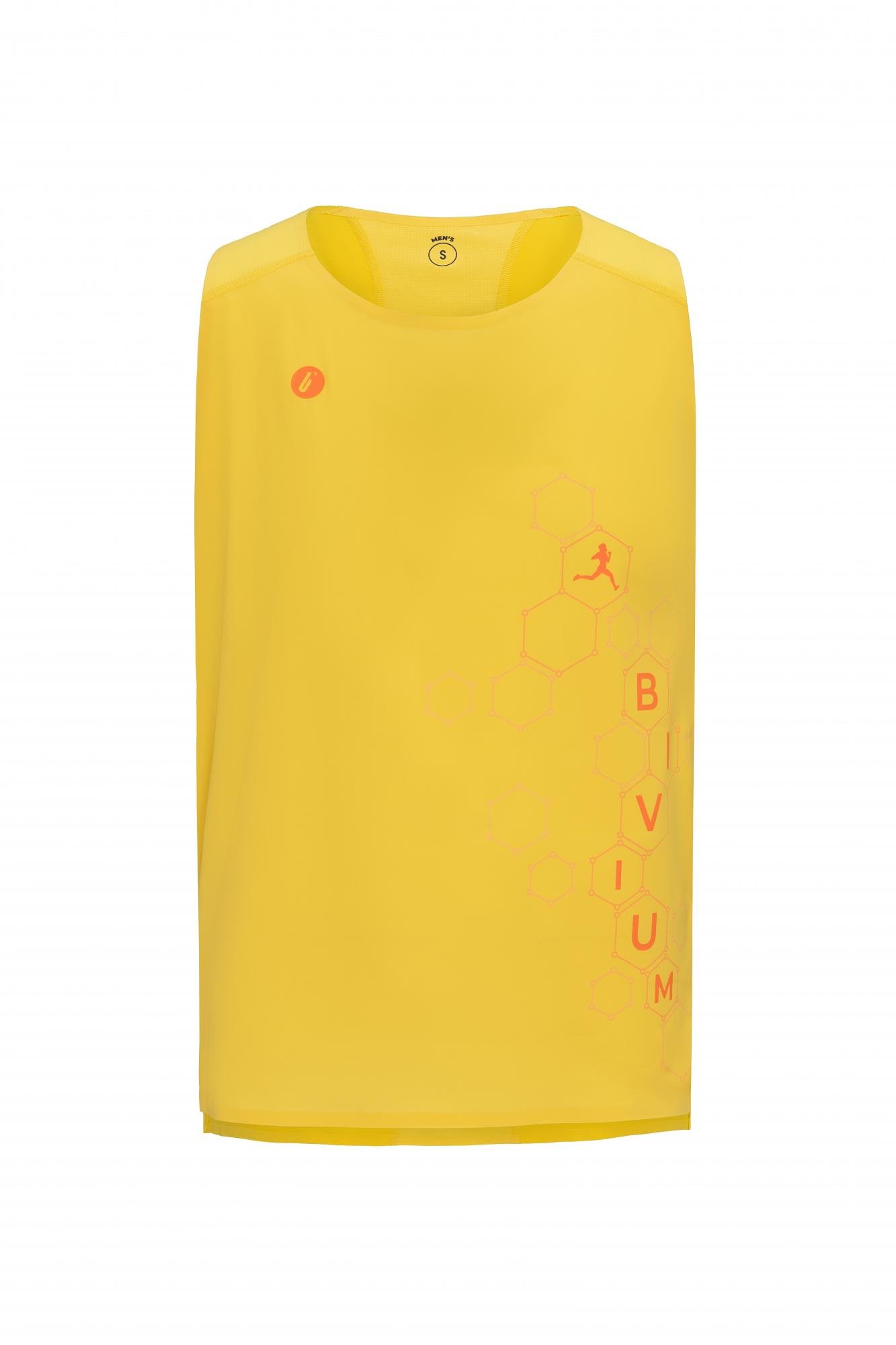 RTK101M126-00099 Майка беговая муж. BIVIUM "Super 1.0", цв. желтый
