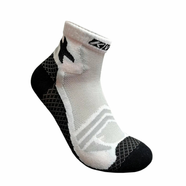 25U22.0 Носки термо унисекс KV+ Socks Summer Step (short), низкая посадка, цв. белый-черный