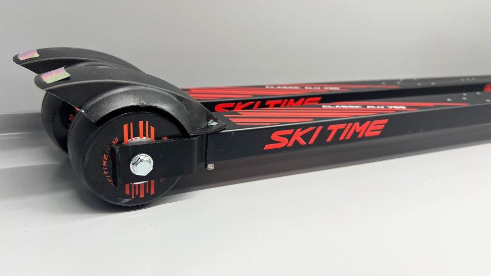 22378 Лыжероллеры SKI TIME Classic Ski roller удлинен.Alu L 800 mm, 70*50 резина медленные колеса №3