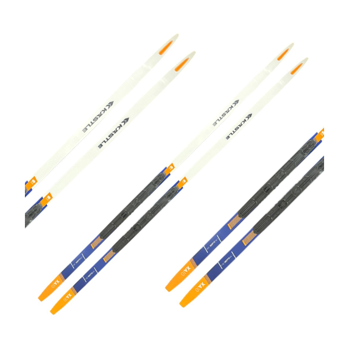 KA100 Лыжи беговые KASTLE Classic XA10 SKIN PACKAGE Plus MEDIUM NIS+Крепление TOURING AUTO NNN