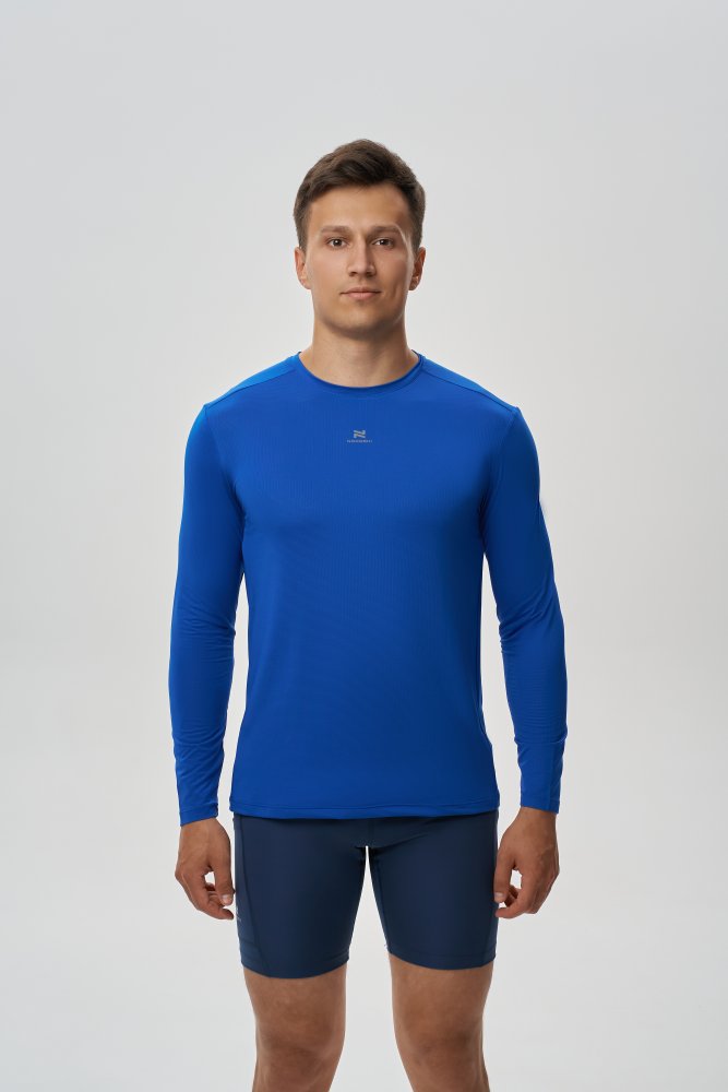 NSM1115125 Лонгслив муж. NORDSKI Run 2.0, цв. синий