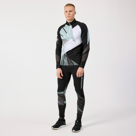 NSV677906 Гоночный костюм унисекс NordskiJr Heat, цв. Black/Ice Mint