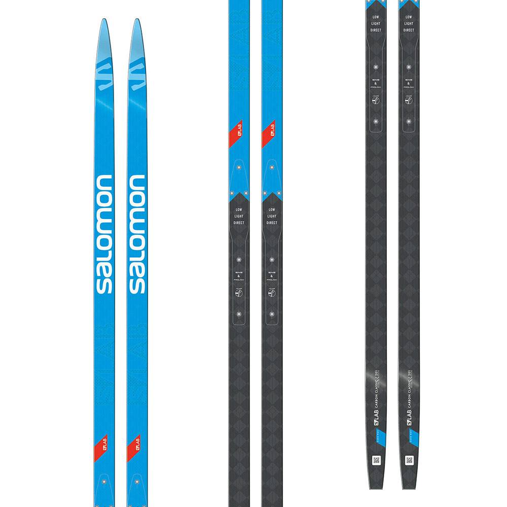 L408863 Лыжи беговые SALOMON Classic CARBON S-LAB MEDIUM