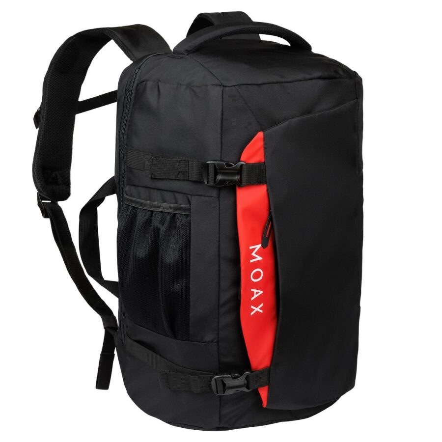 R404-10000 Рюкзак MOAX Day Trip, р. 46 л. (37x28x50 см), цв. черный-красный