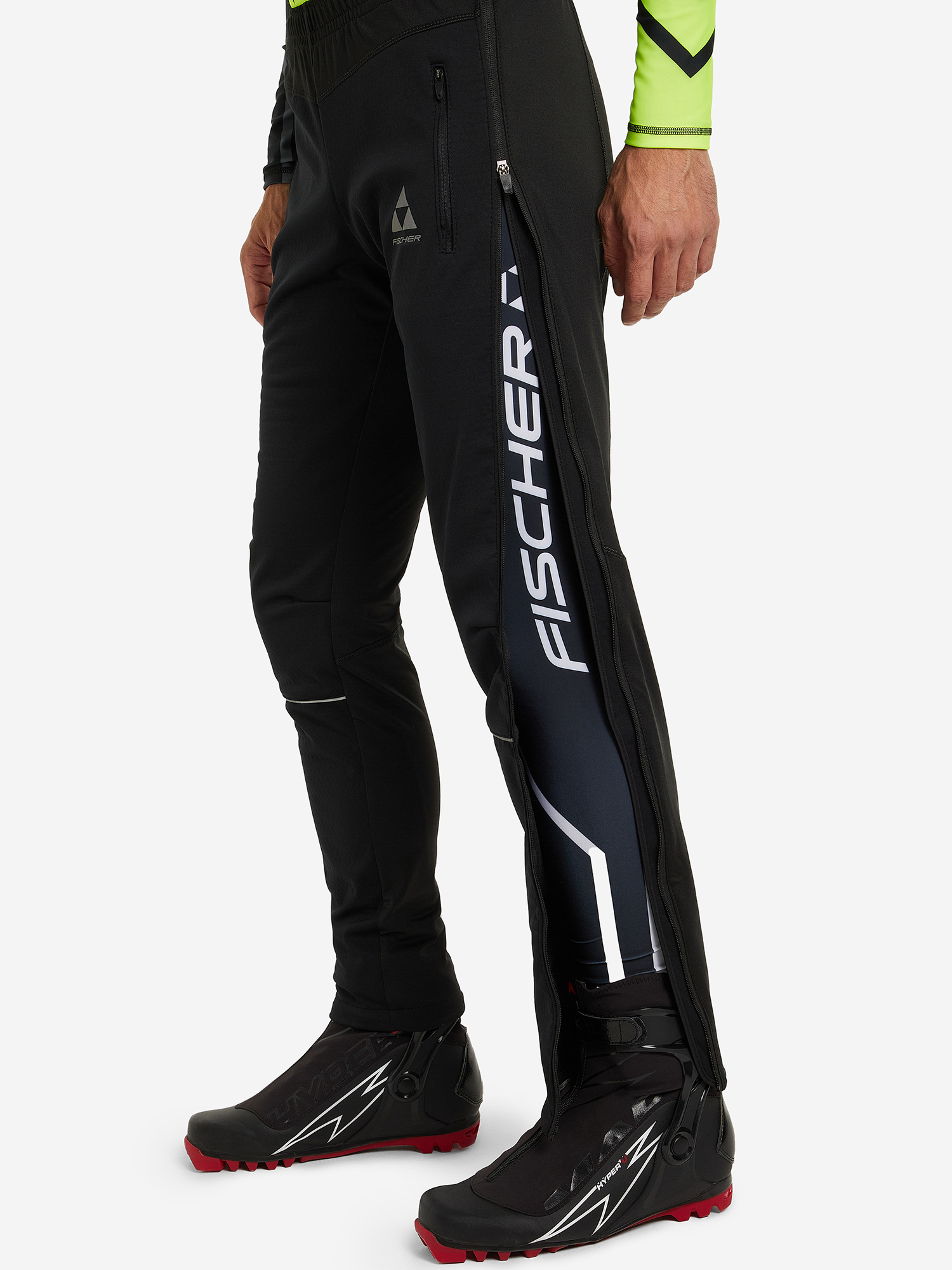 GR8116-100 Брюки муж. FISCHER Softshell Wam black