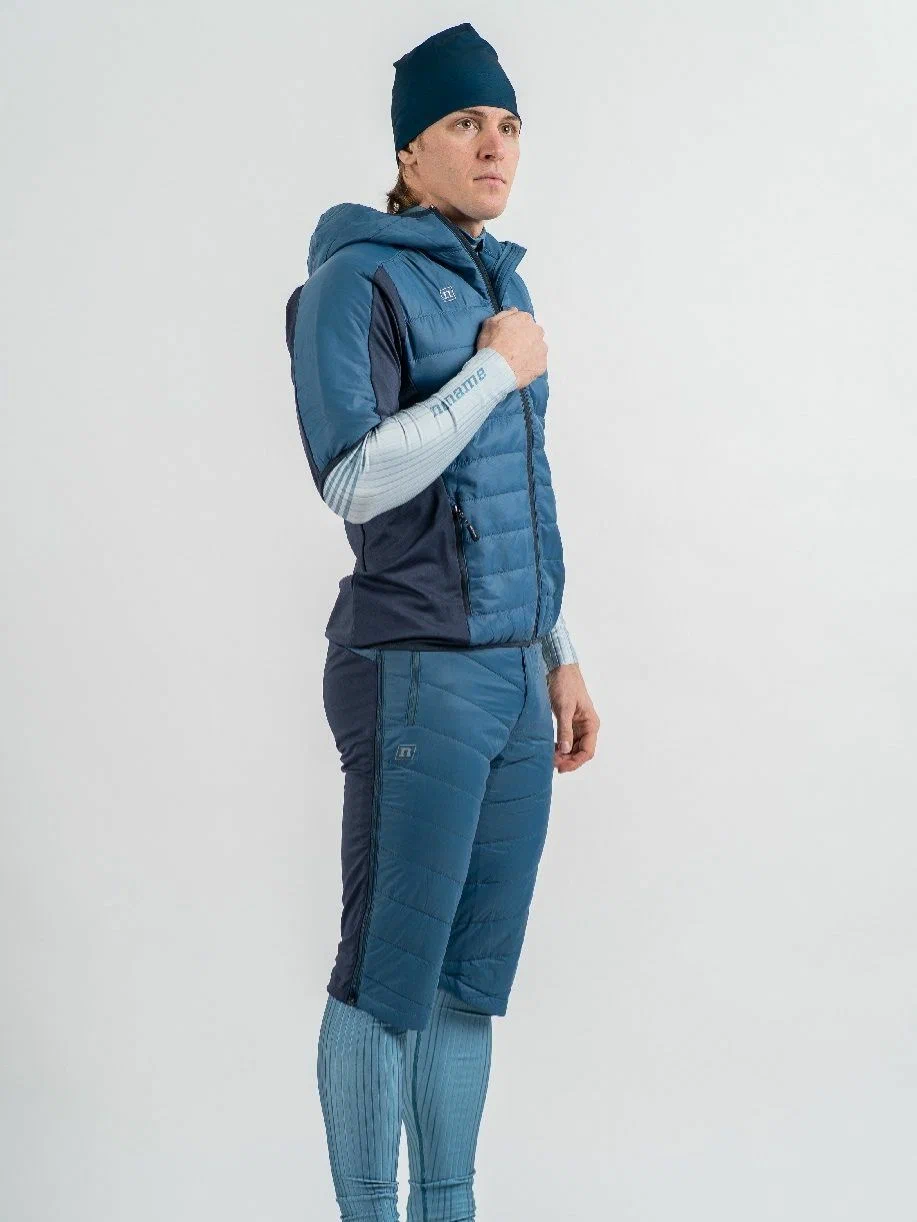 2001800-0001 Шорты утепленные муж. NONAME SKI SHORTS 24 UX, цв. синий-темн.синий 