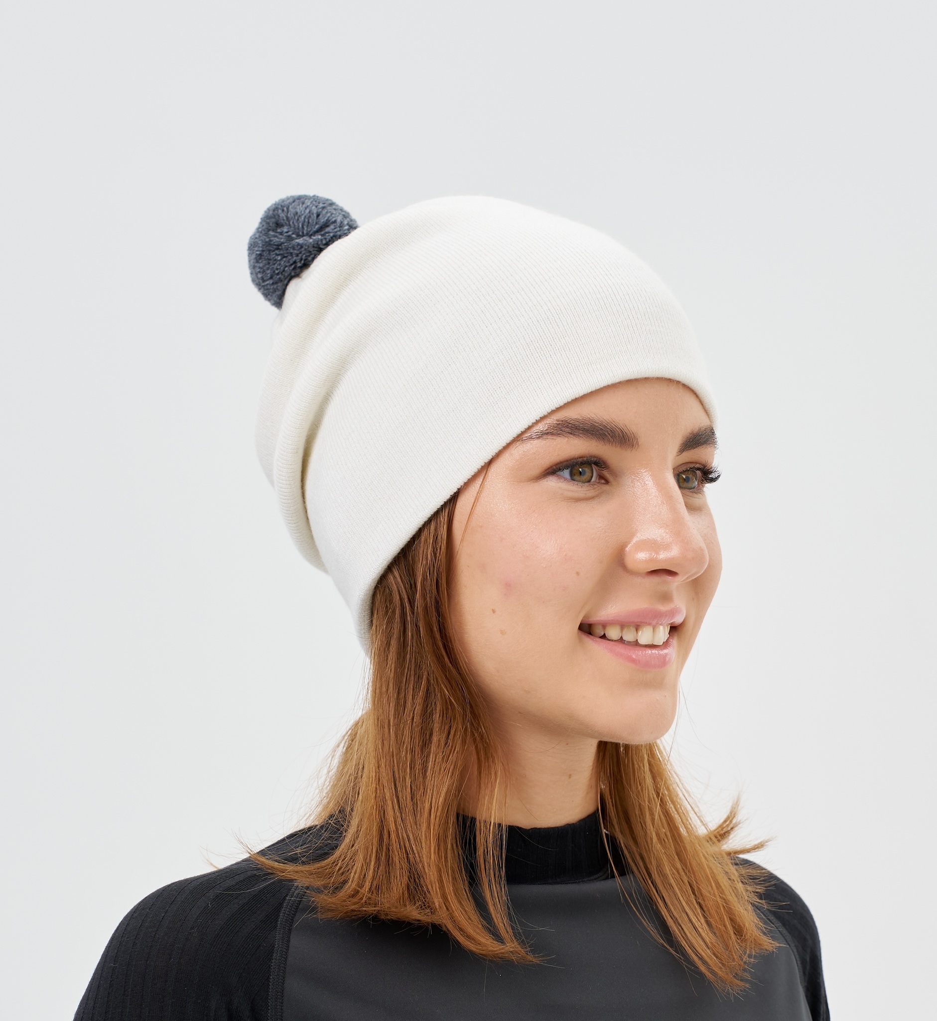 NSV740001 Шапка унисекс NORDSKI Embroidery, цв. белый