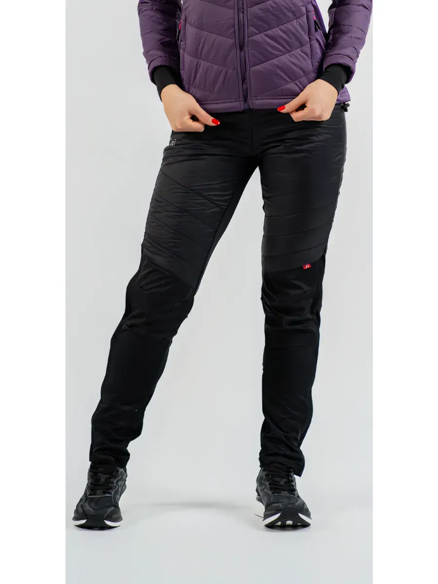 059634-0001 Брюки разминочные жен. NONAME HYBRID PANTS 22 WOS, цв. черный