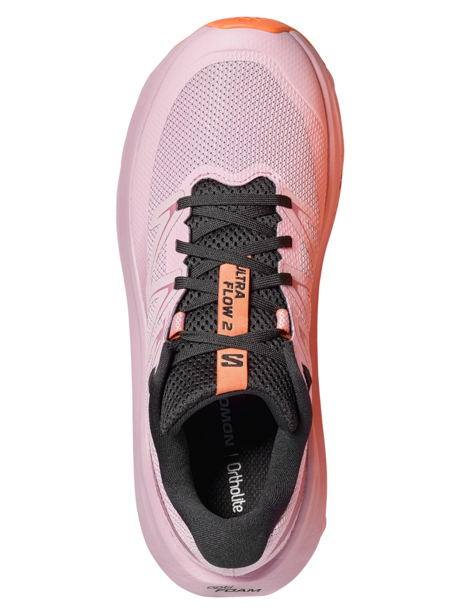 L49228300 Кроссовки жен. SALOMON Ultra Flow 2 Dawn (трейловые), цв. розовый/ черный/ колар