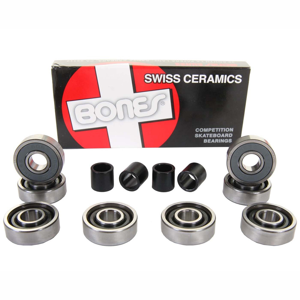 608RS11 Подпишник для лыжероллеров BONES Ceramic Swiss  (комплект 8 шт.)