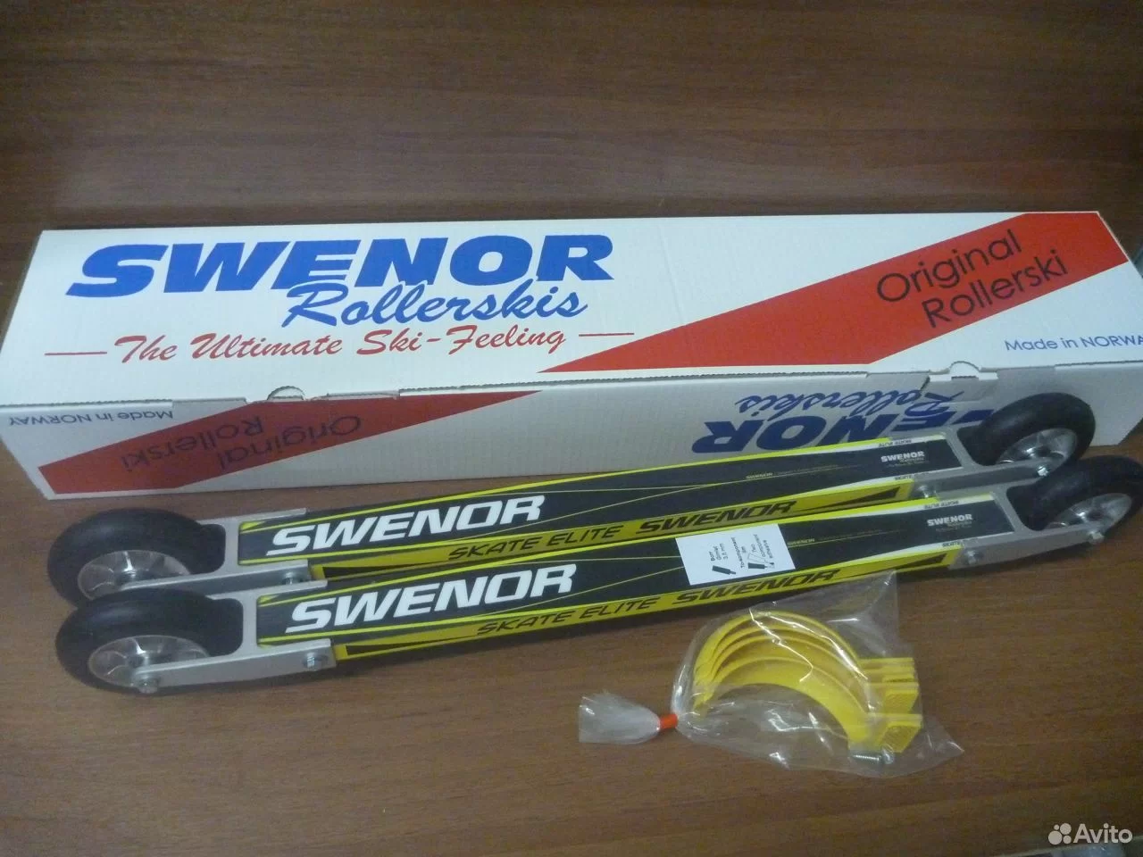 065-200-1 Лыжероллеры SWENOR Конек Elite 615 мм, 100*24 быстрые колеса №1