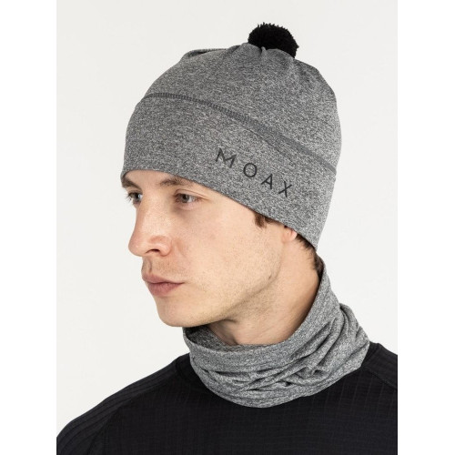 23803M-10104 Шапка MOAX Tauri Stretch, цв. серый меланж