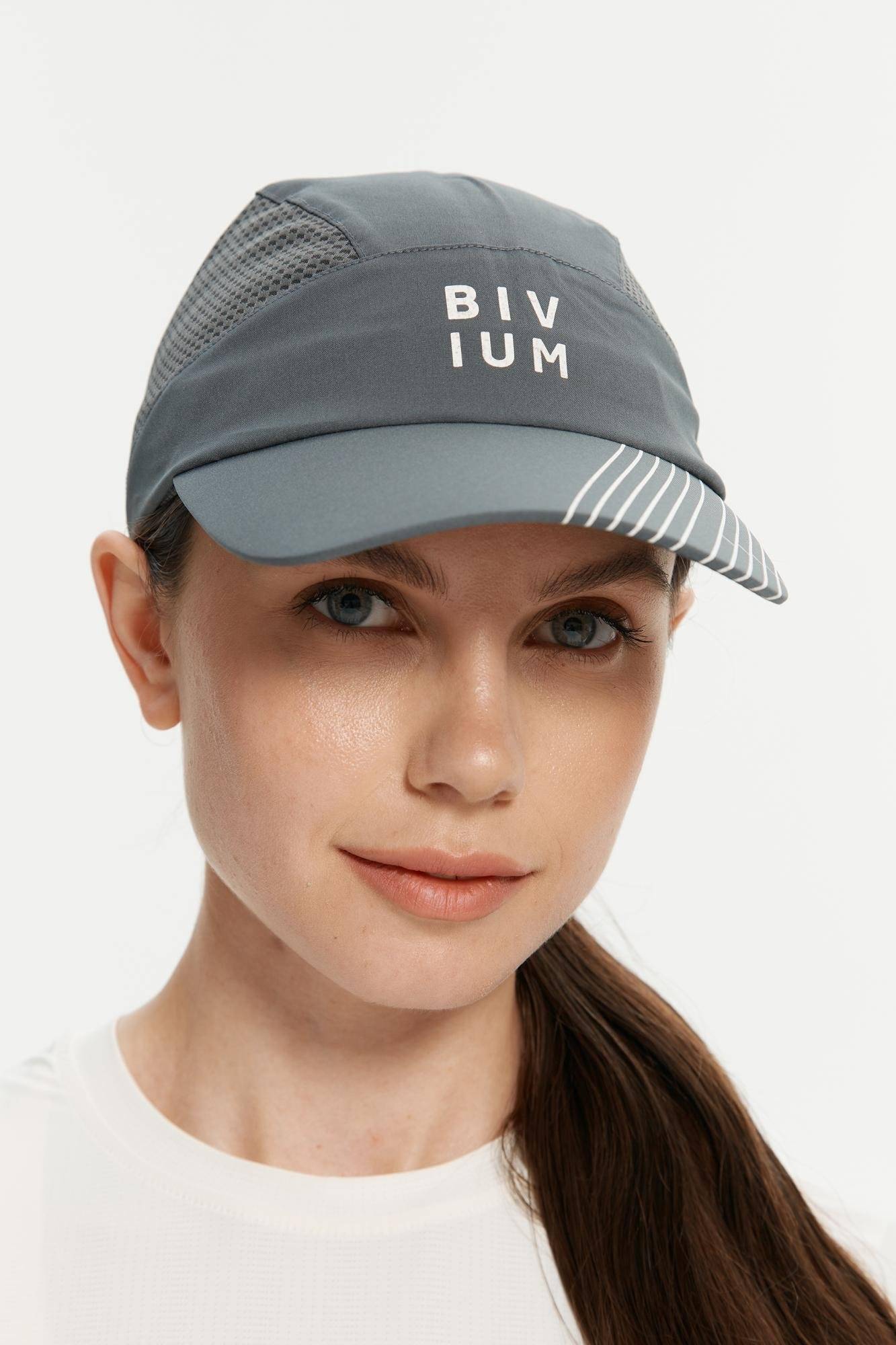 RHW102UN-00102 Кепка унисекс BIVIUM, р. б-р, цв. серый 